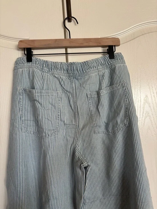 Gap Mid Rise Ultra soft denim Easy Stripe Horseshoe jeans size small NEW! - Picture 11 of 13